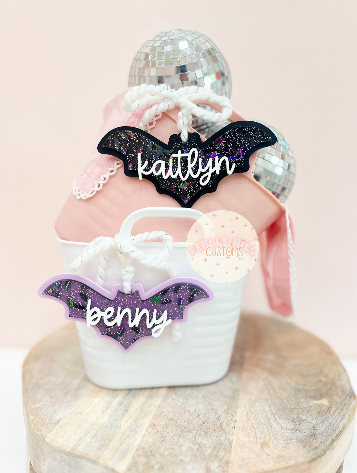 Glitter Bat Tag