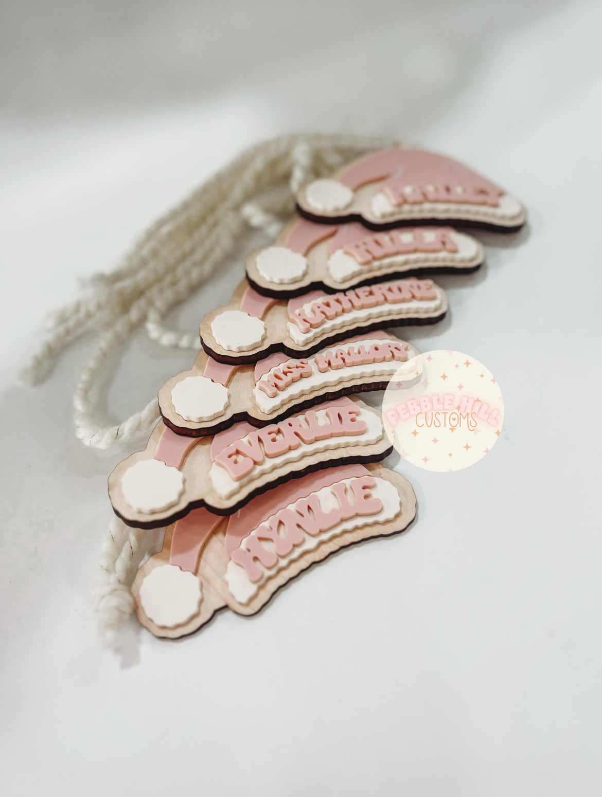 Santa Hat Tag