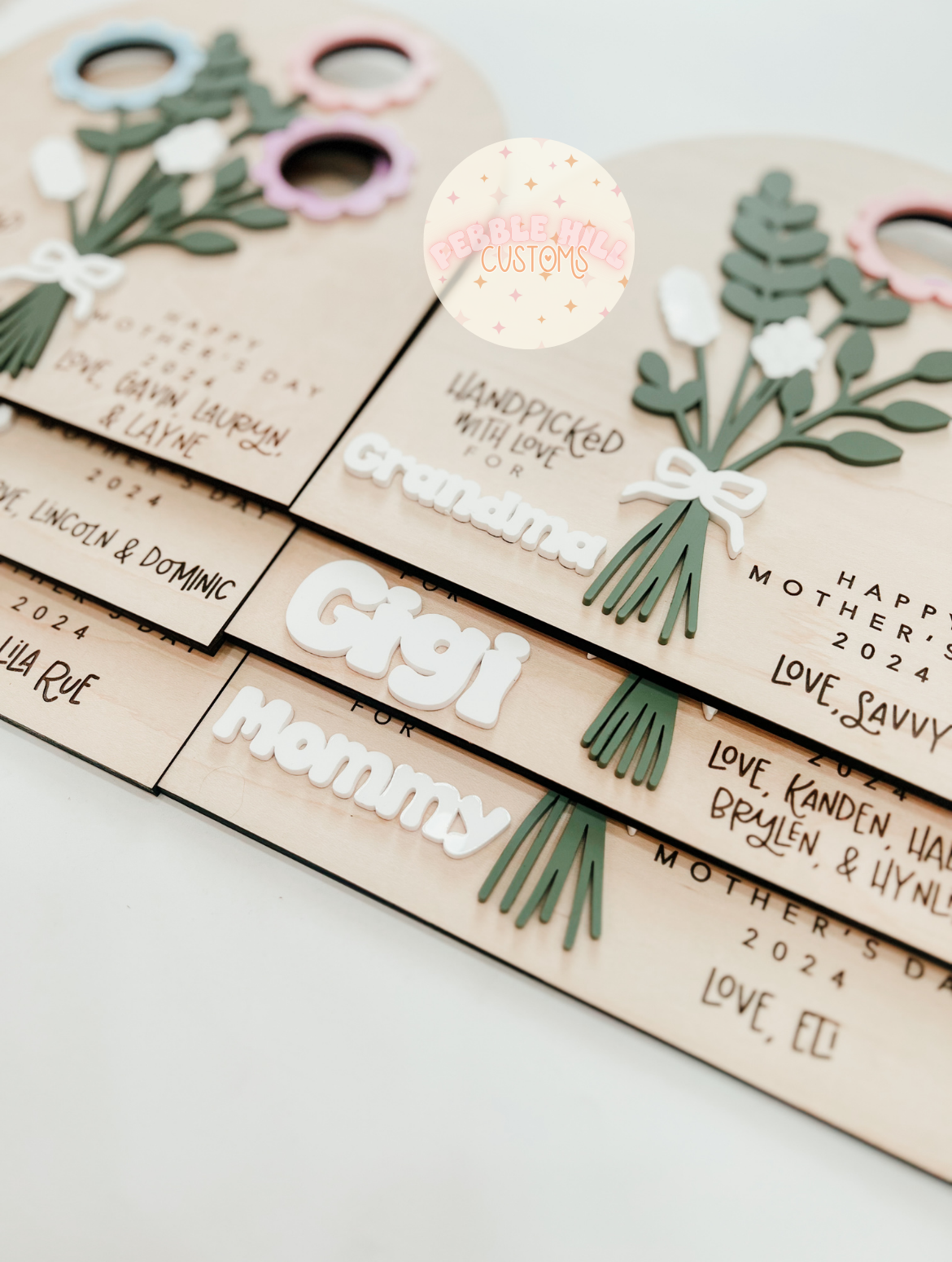 Flower Bouquet Photo Sign