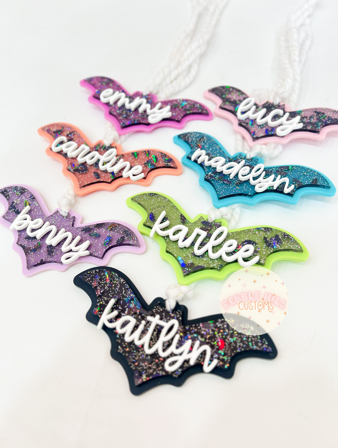 Glitter Bat Tag