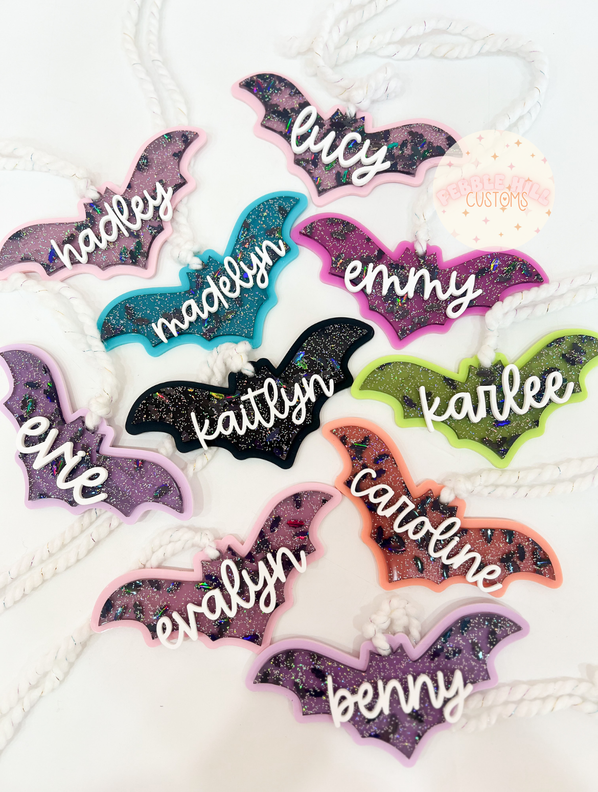 Glitter Bat Tag