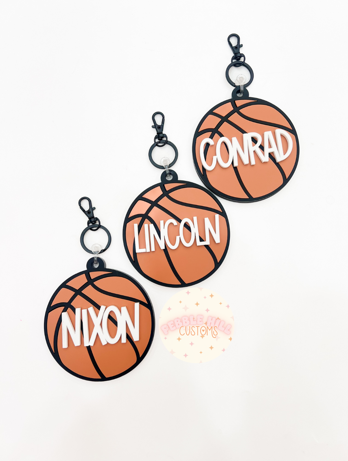 Basketball Backpack Tag