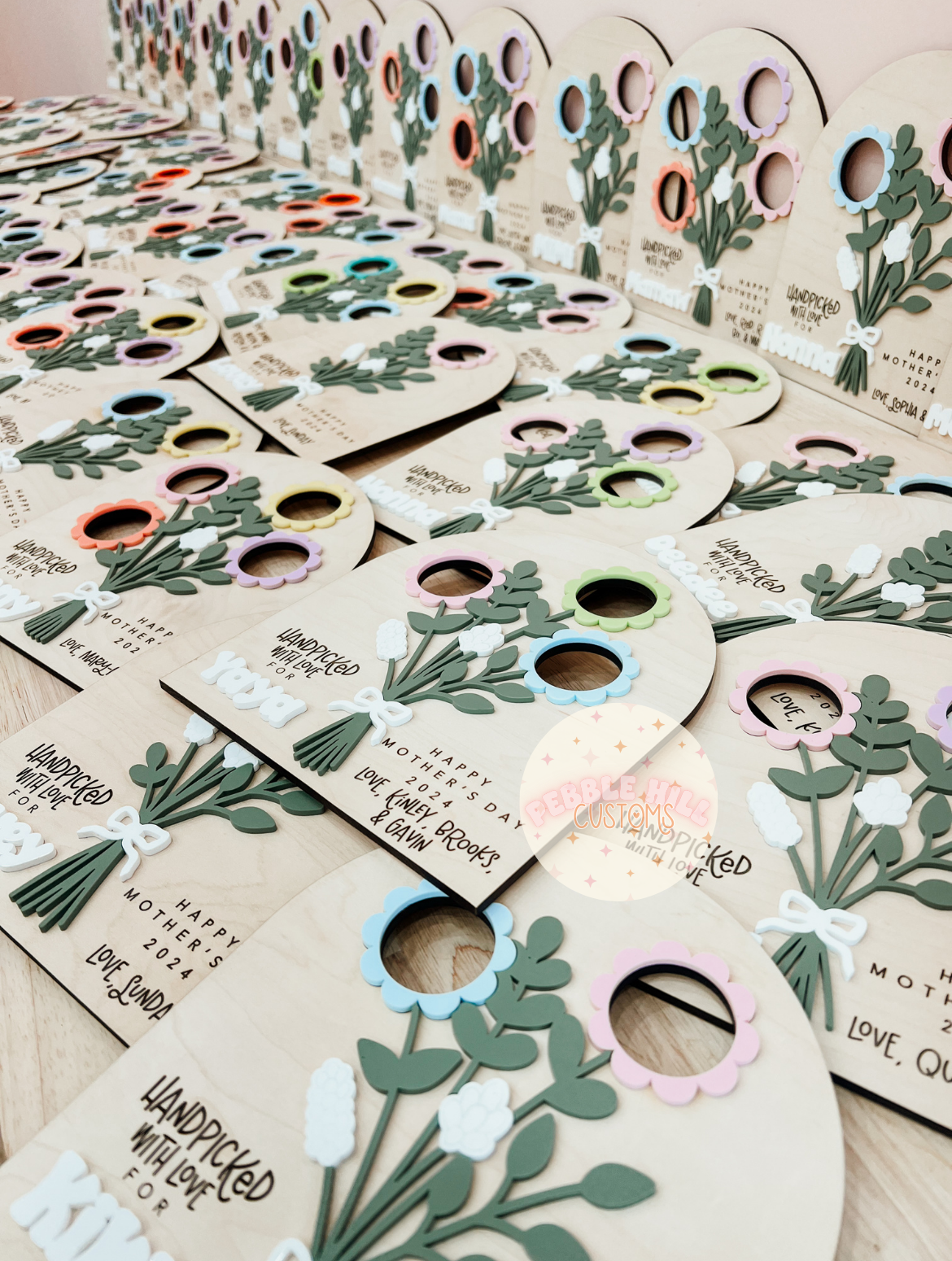 Flower Bouquet Photo Sign