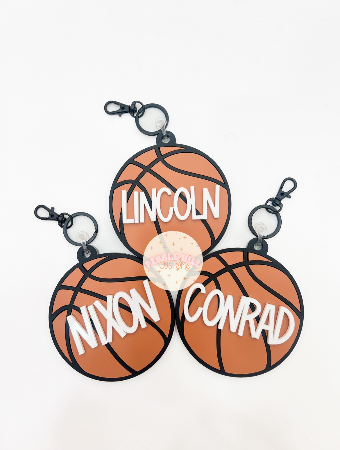 Basketball Backpack Tag