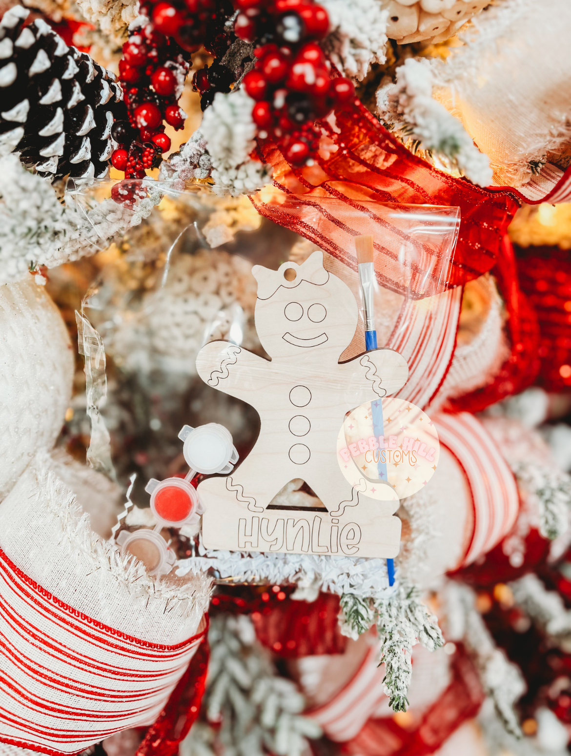 Gingerbread DIY Ornament Paint Kit