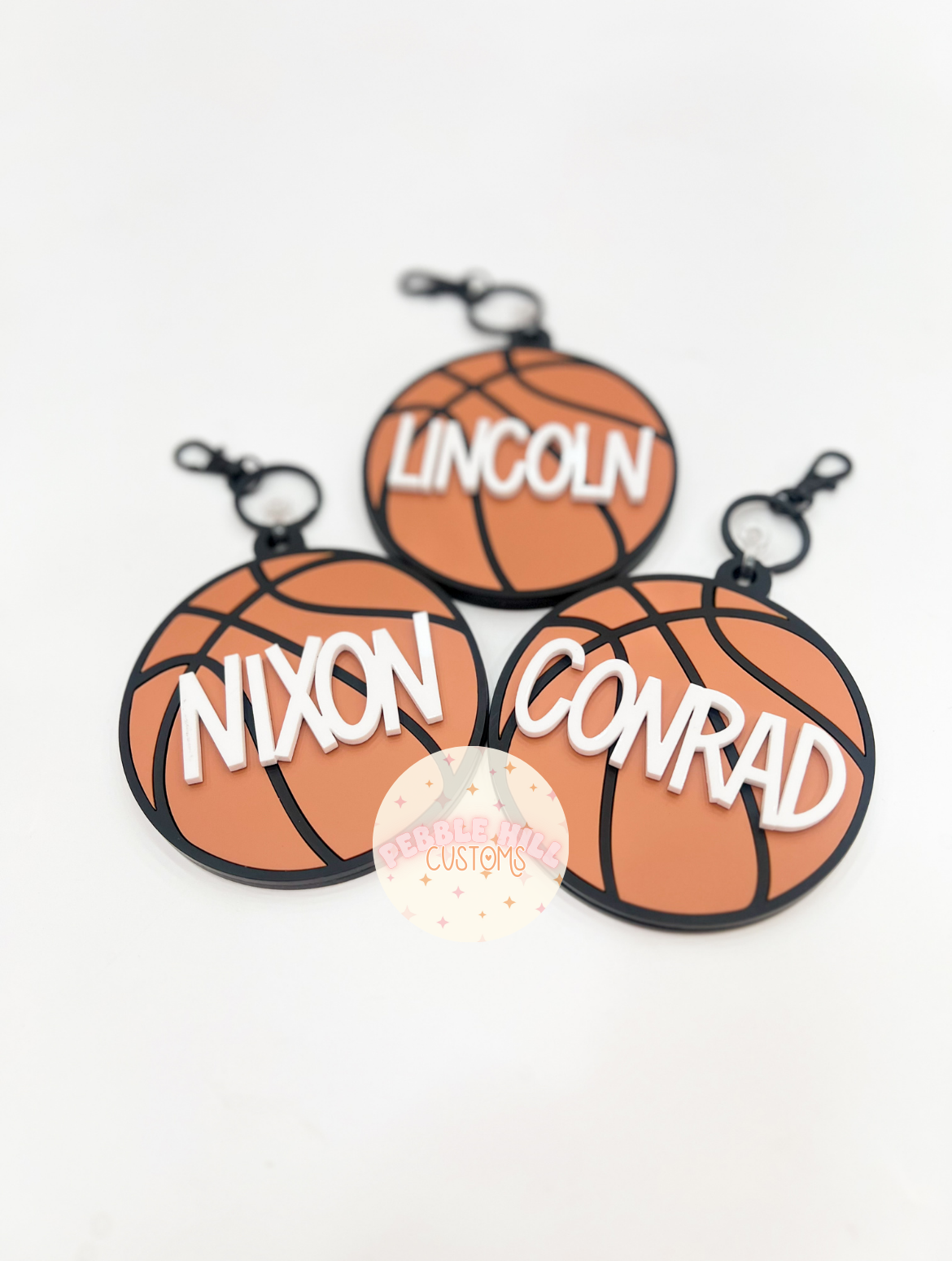 Basketball Backpack Tag