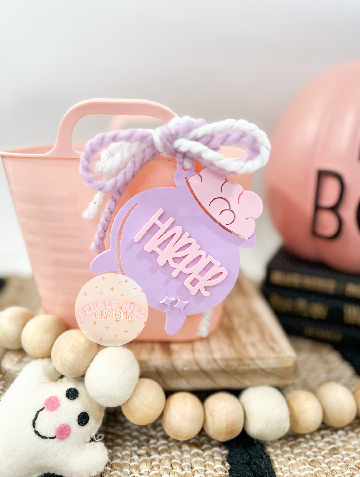 Potion Cauldron Halloween Tag