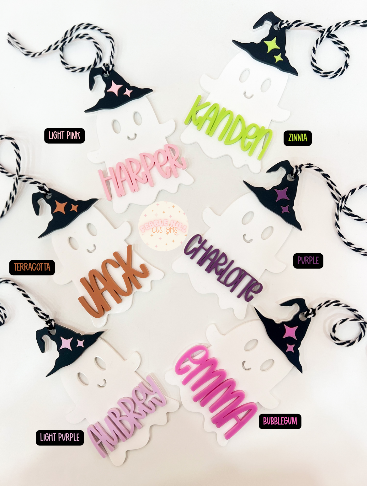 Witch Ghost Tag