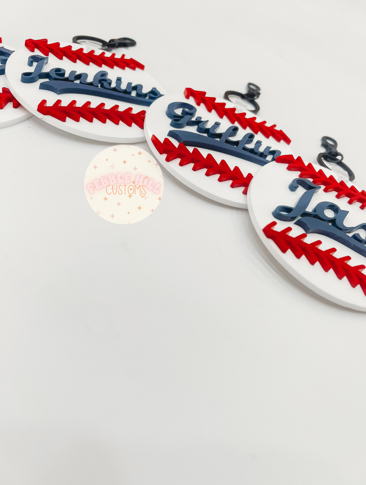 Baseball Backpack Tag