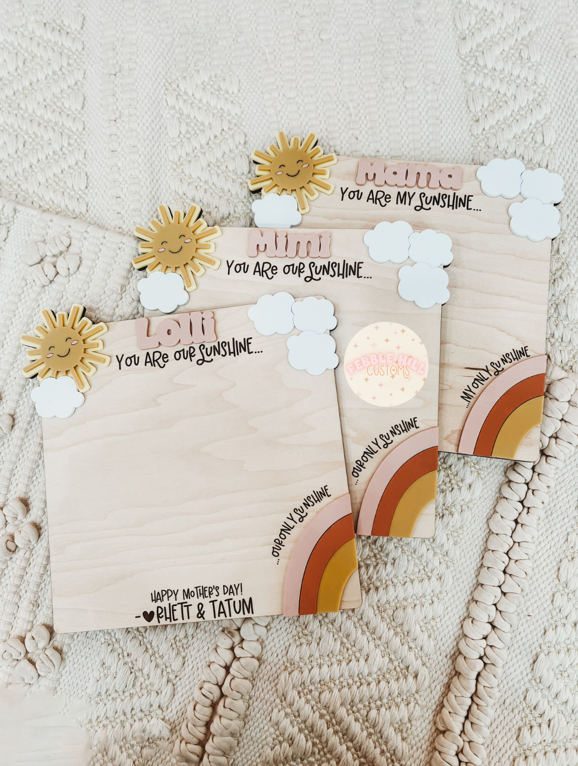Mother's Day Sunshine Handprint Sign