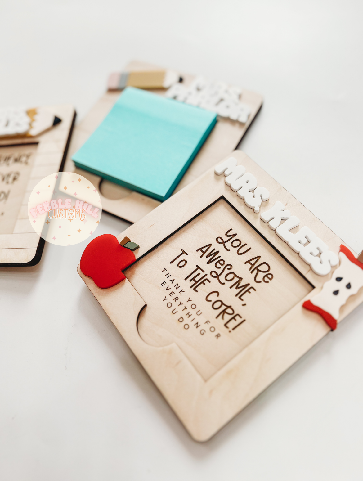Teacher Sticky Note Holder