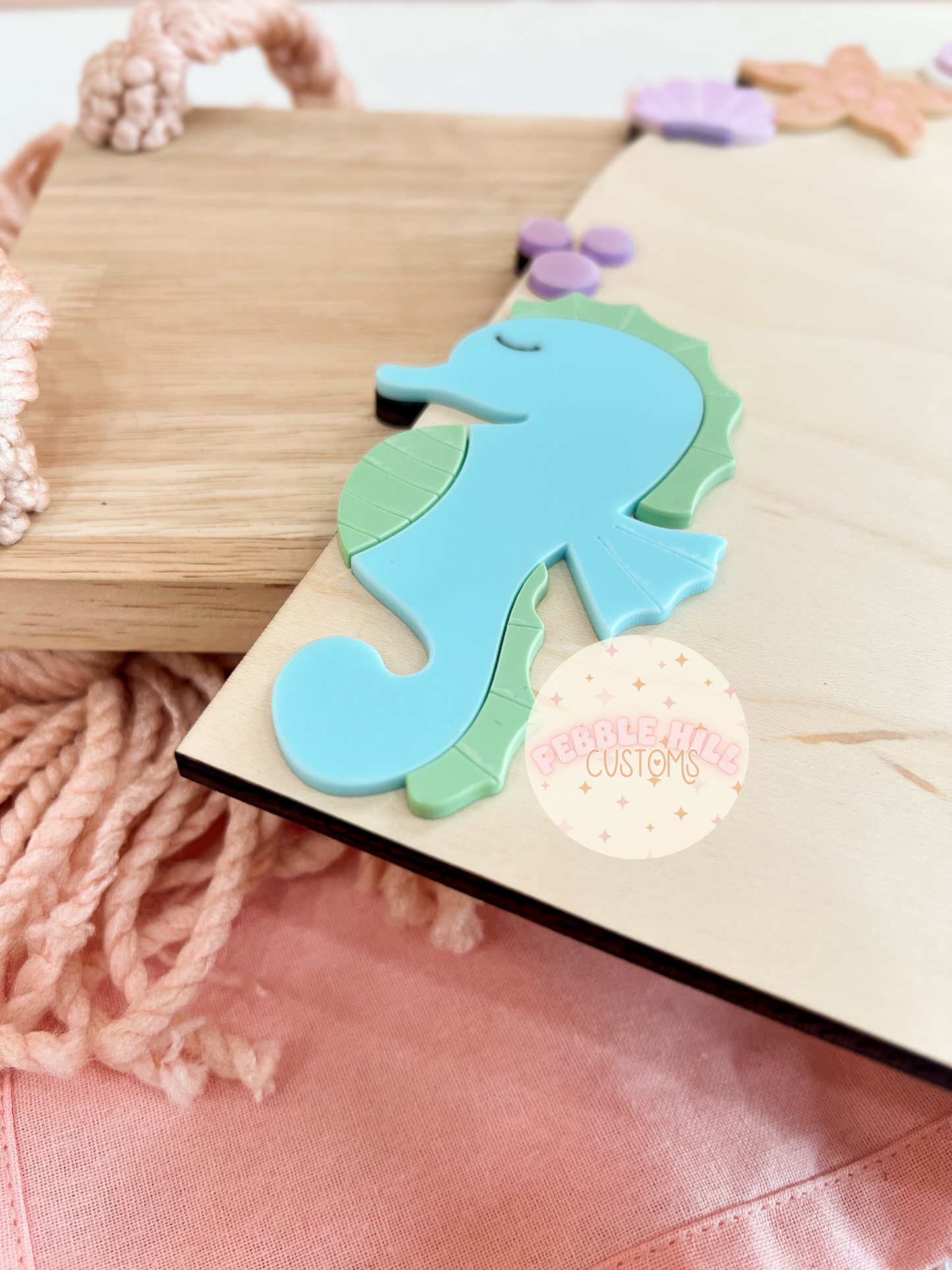 ONEder The Sea First Birthday Handprint Sign
