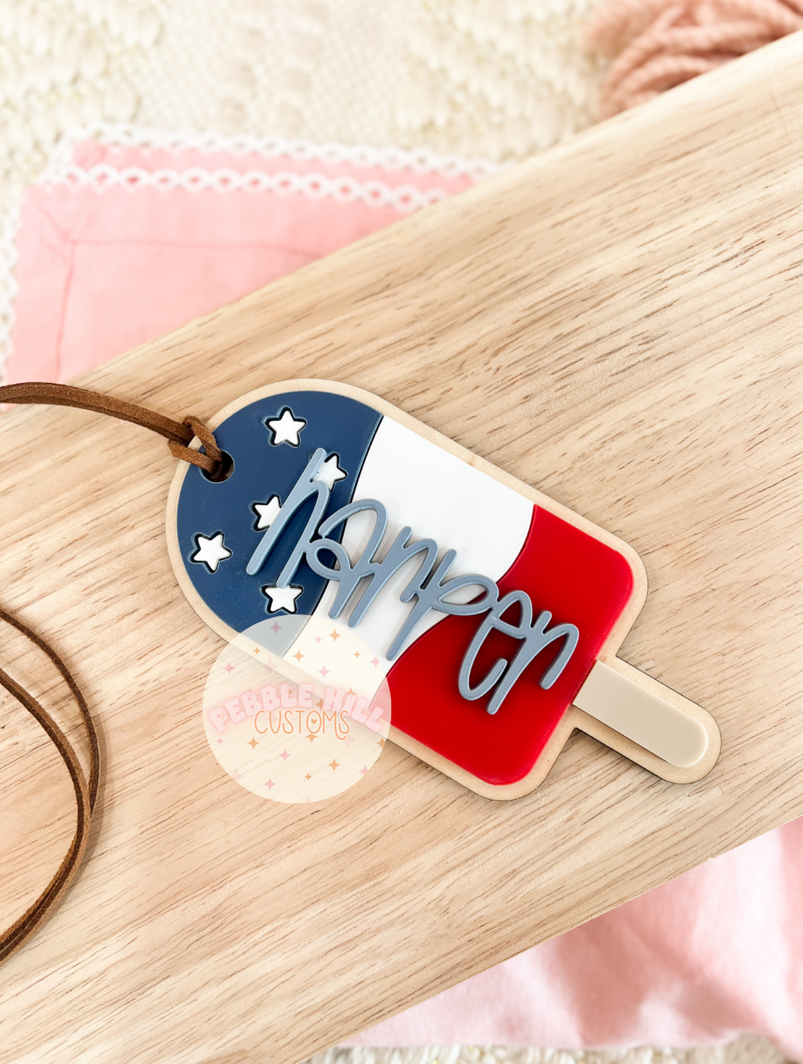 Patriotic Popsicle Tag