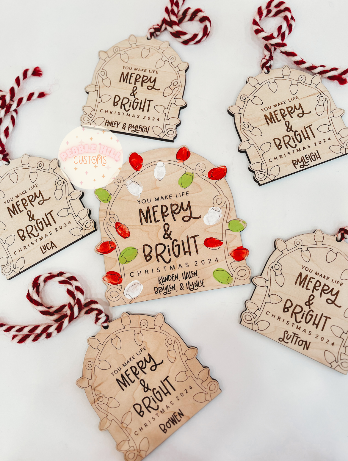 Christmas Fingerprint Art
