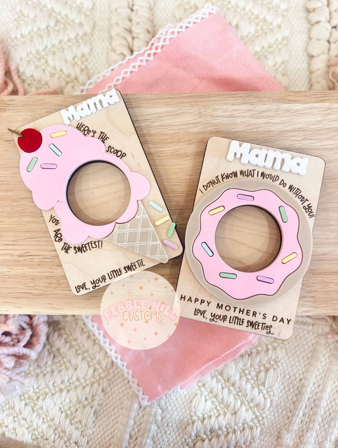 Ice Cream Mother's Day Photo Frame Magnet