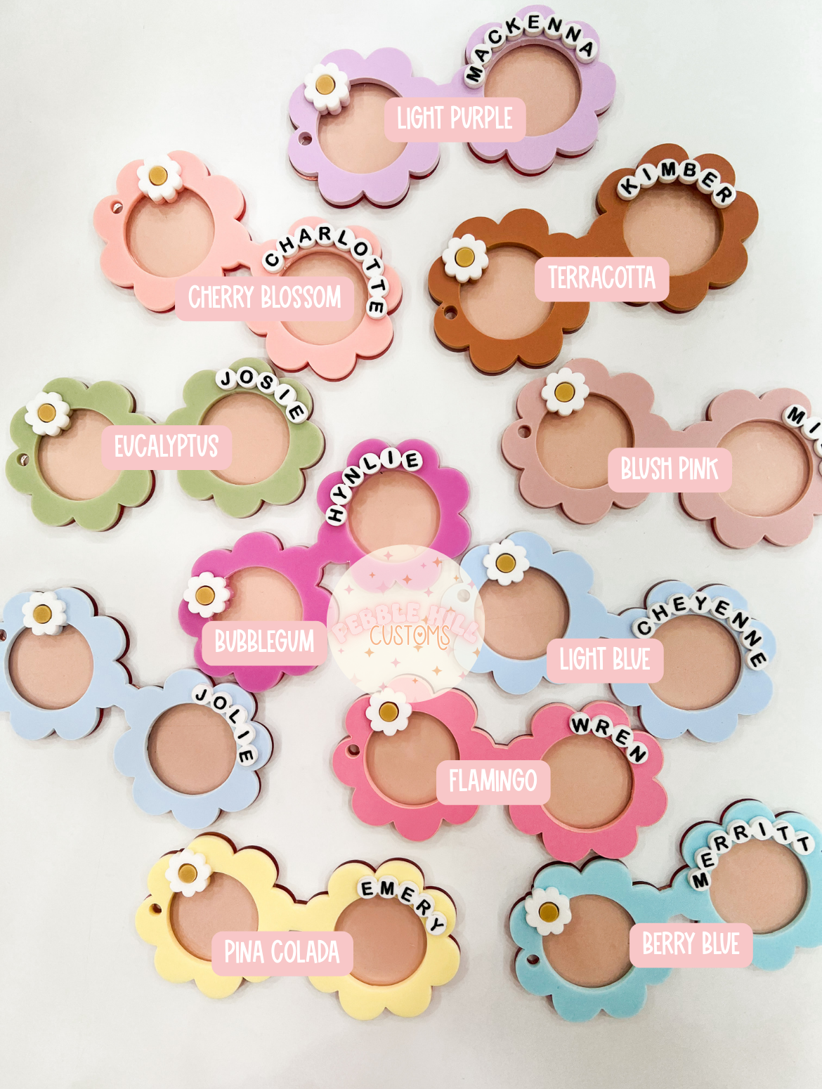 Daisy Sunglasses Easter Tag