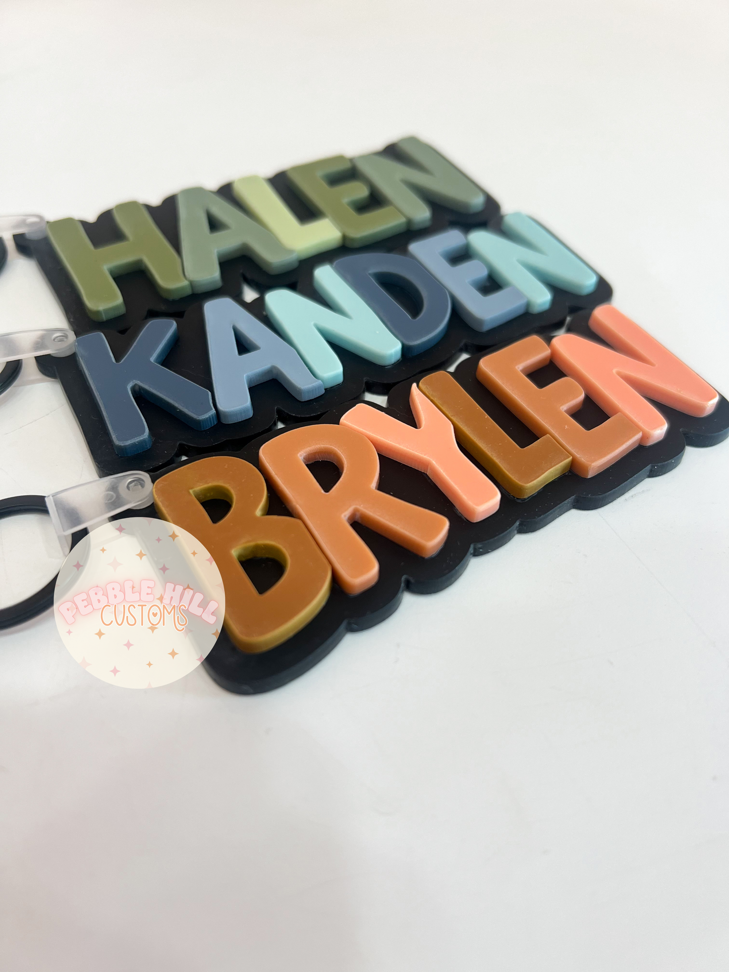 Ombre Backpack Tags