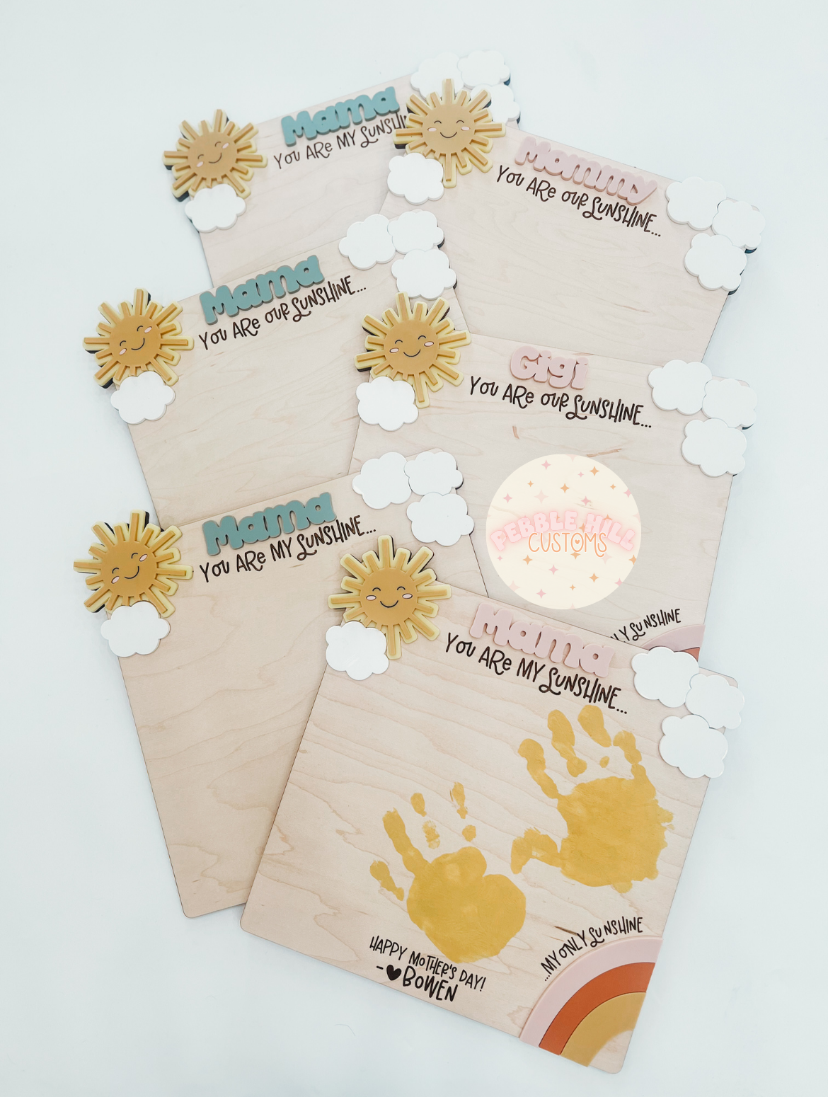 Mother's Day Sunshine Handprint Sign