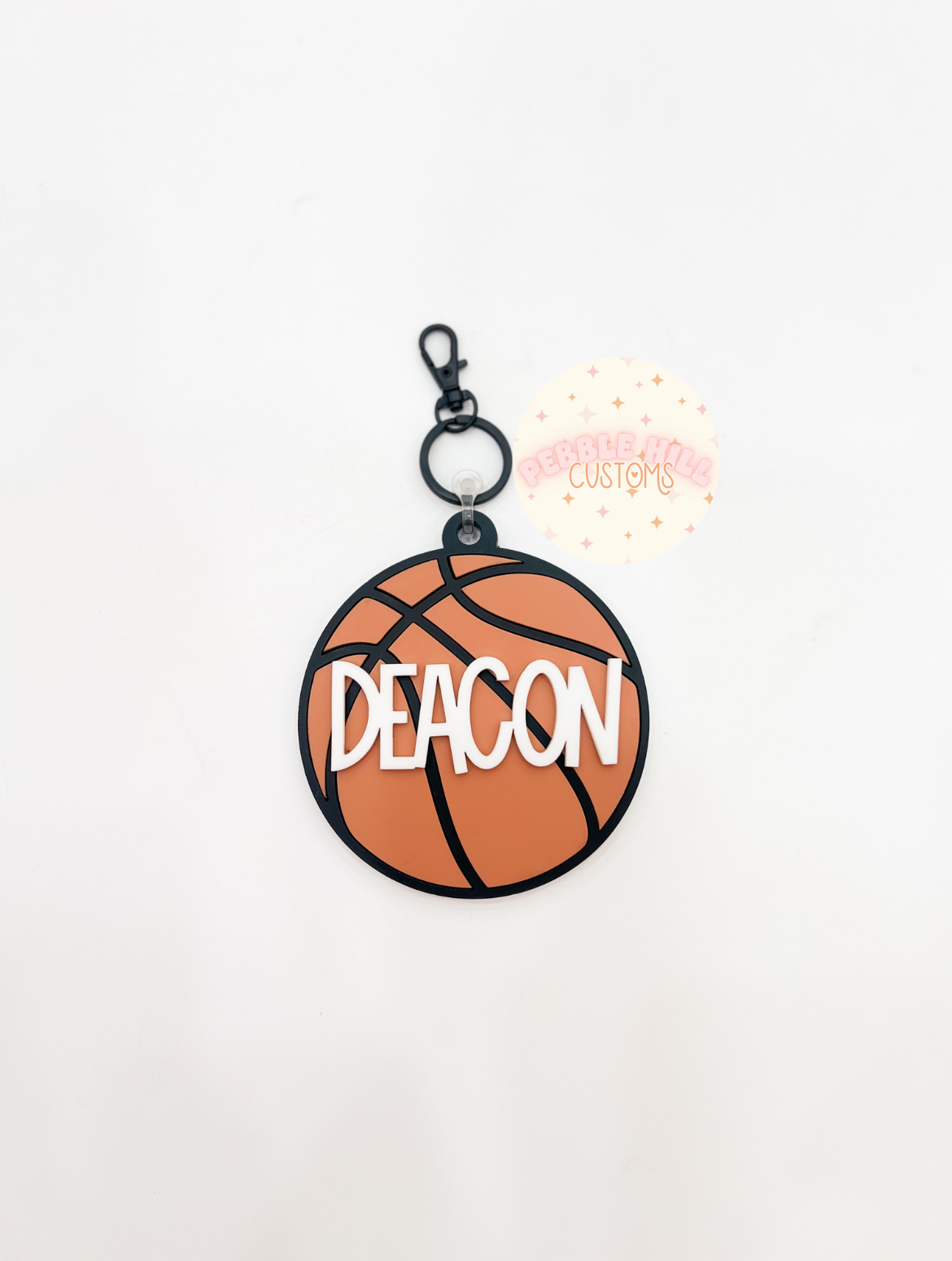 Basketball Backpack Tag