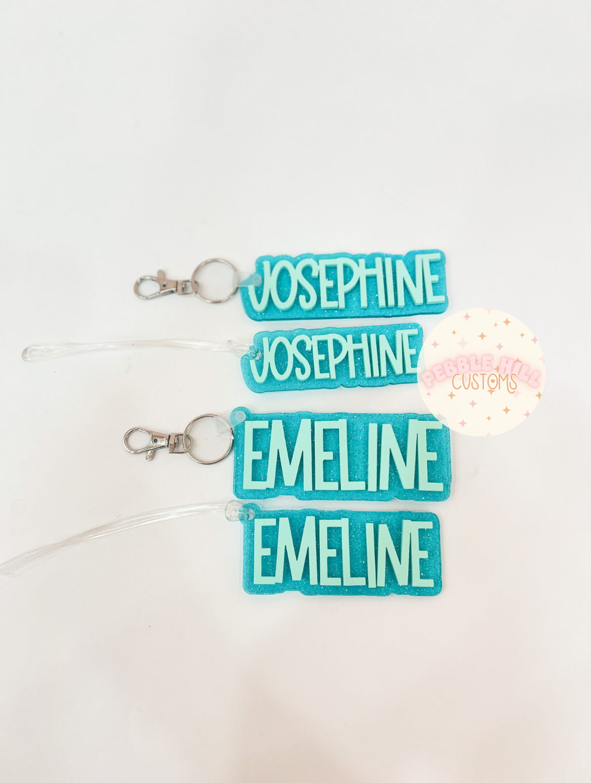 Shimmer Glimmer Backpack Tags