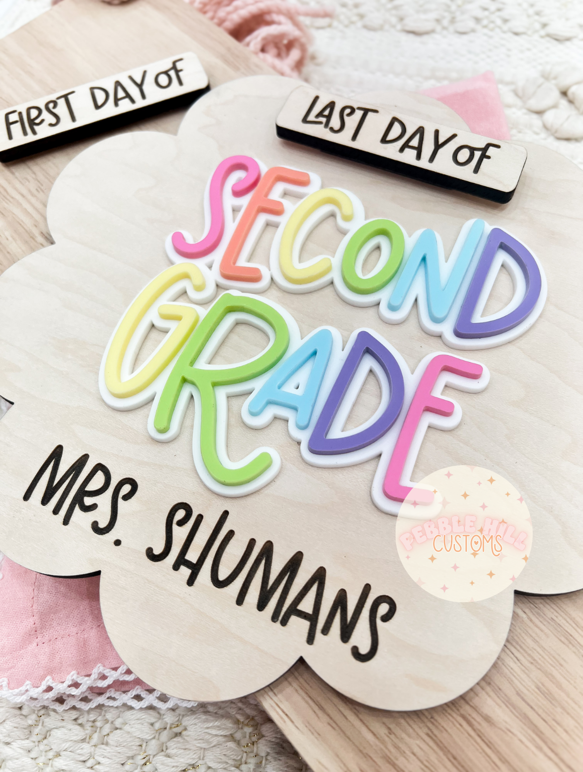Scallop Classroom First/Last Day Sign