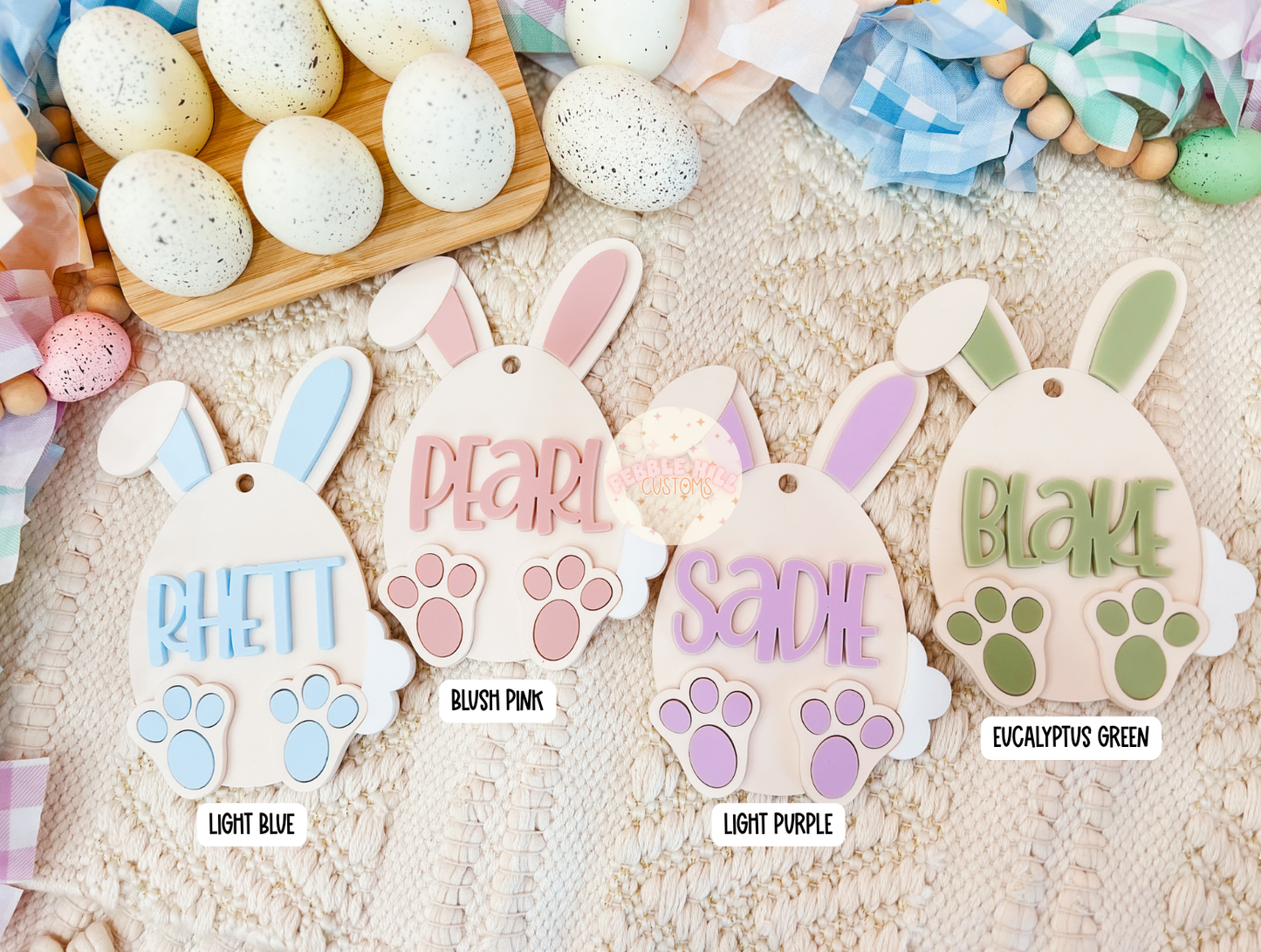Easter Bunny Egg Tag