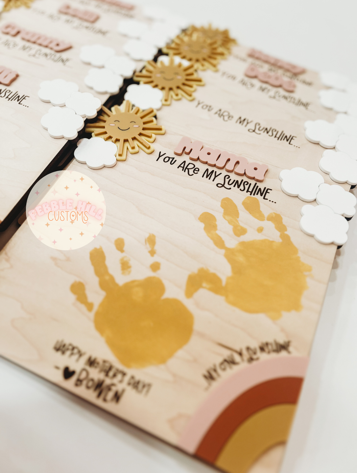 Mother's Day Sunshine Handprint Sign