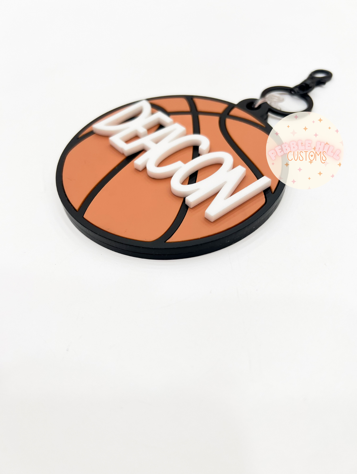 Basketball Backpack Tag