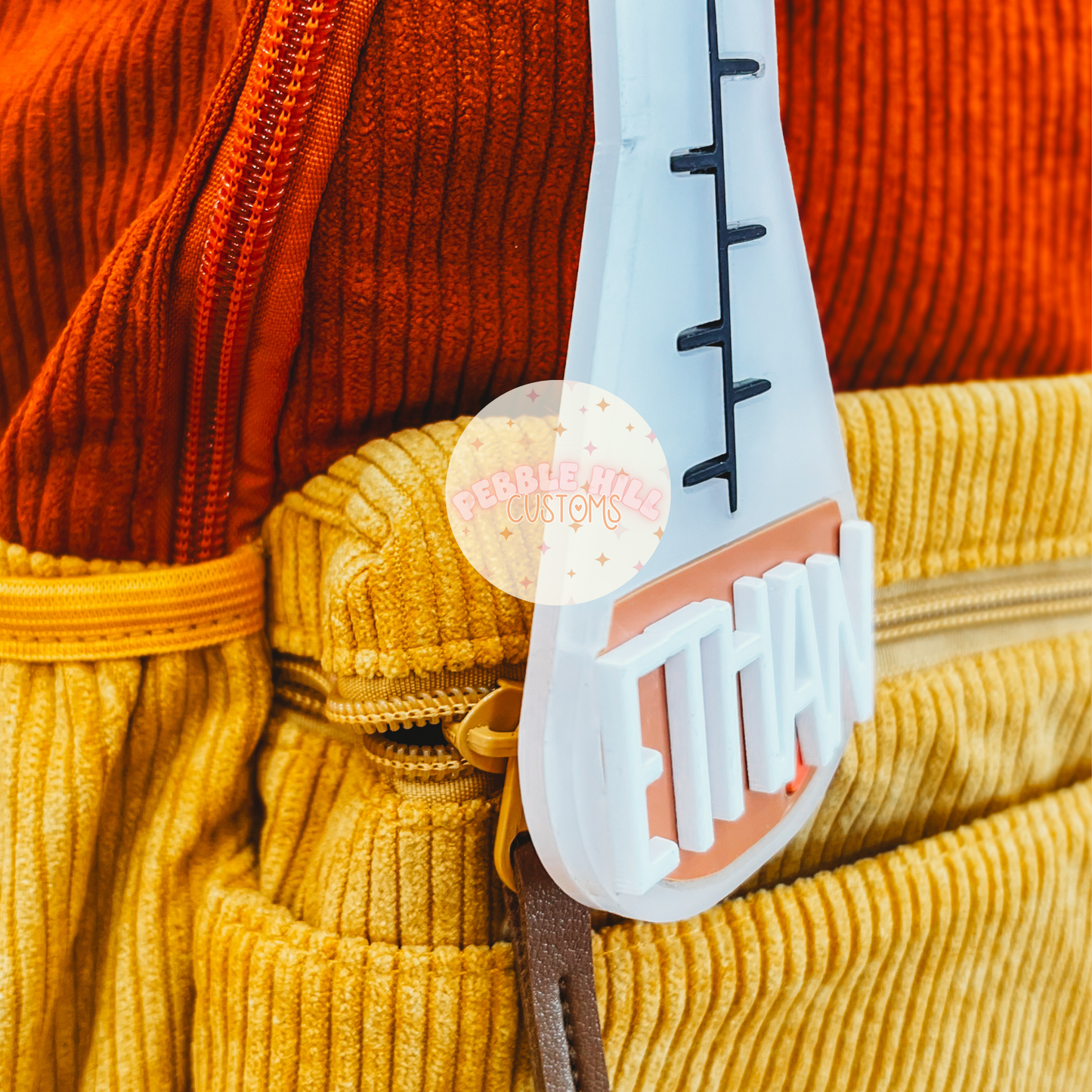 Science Beaker Backpack Tag