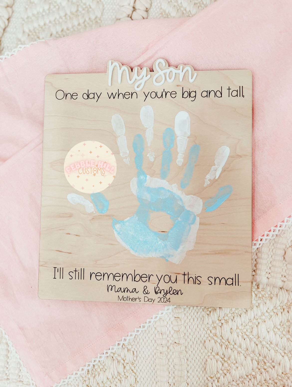 Mommy & Me Handprint Sign