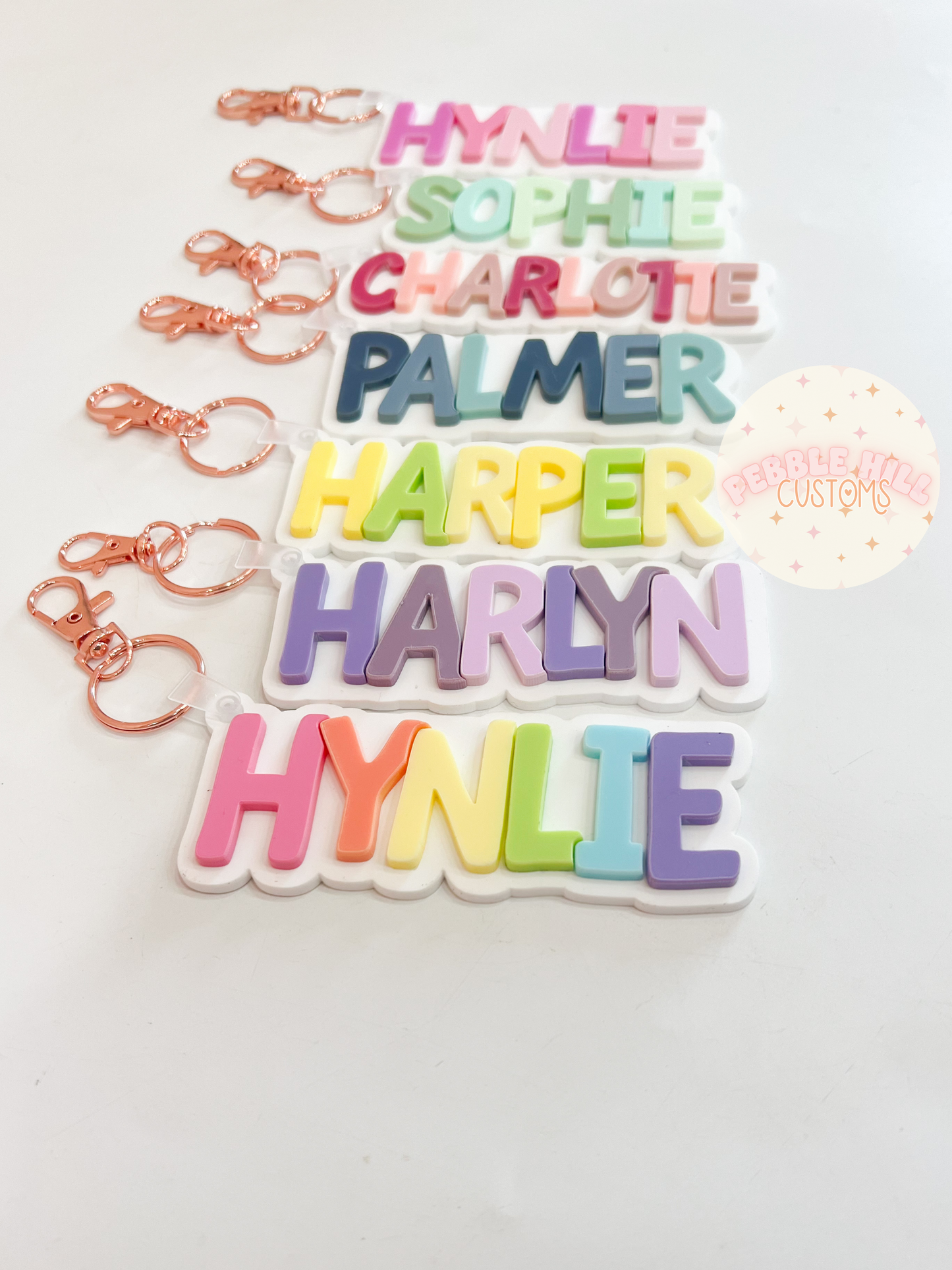 Ombre Backpack Tags