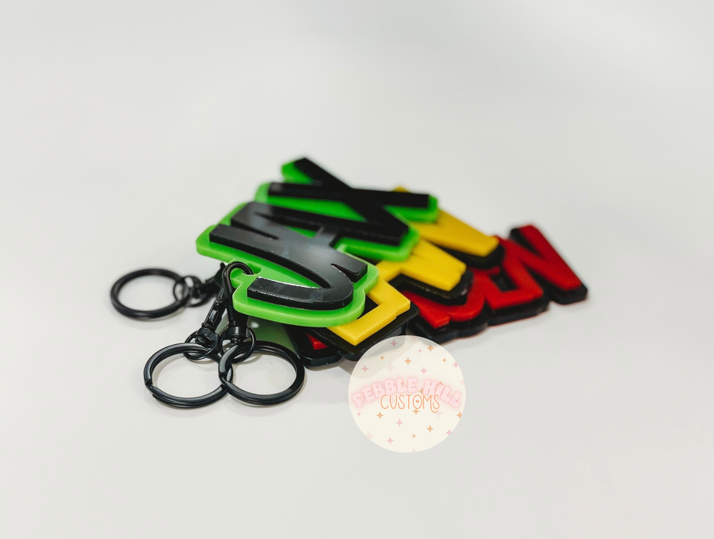 Black Backpack Tags