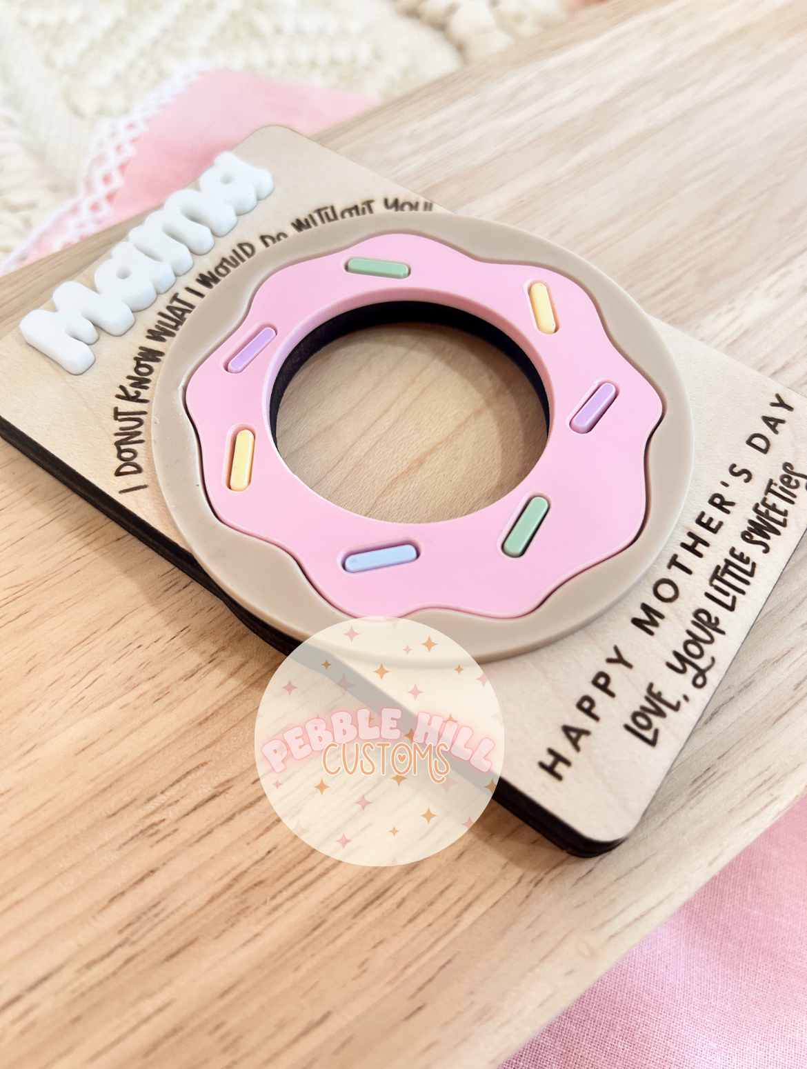 Donut Mother's Day Photo Frame Magnet