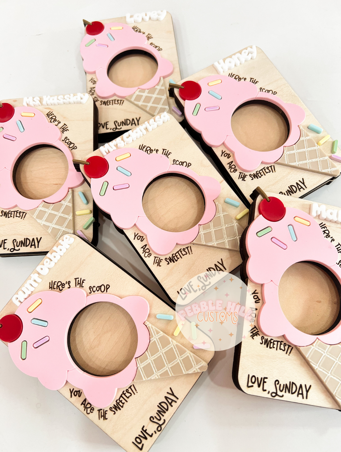 Ice Cream Mother's Day Photo Frame Magnet
