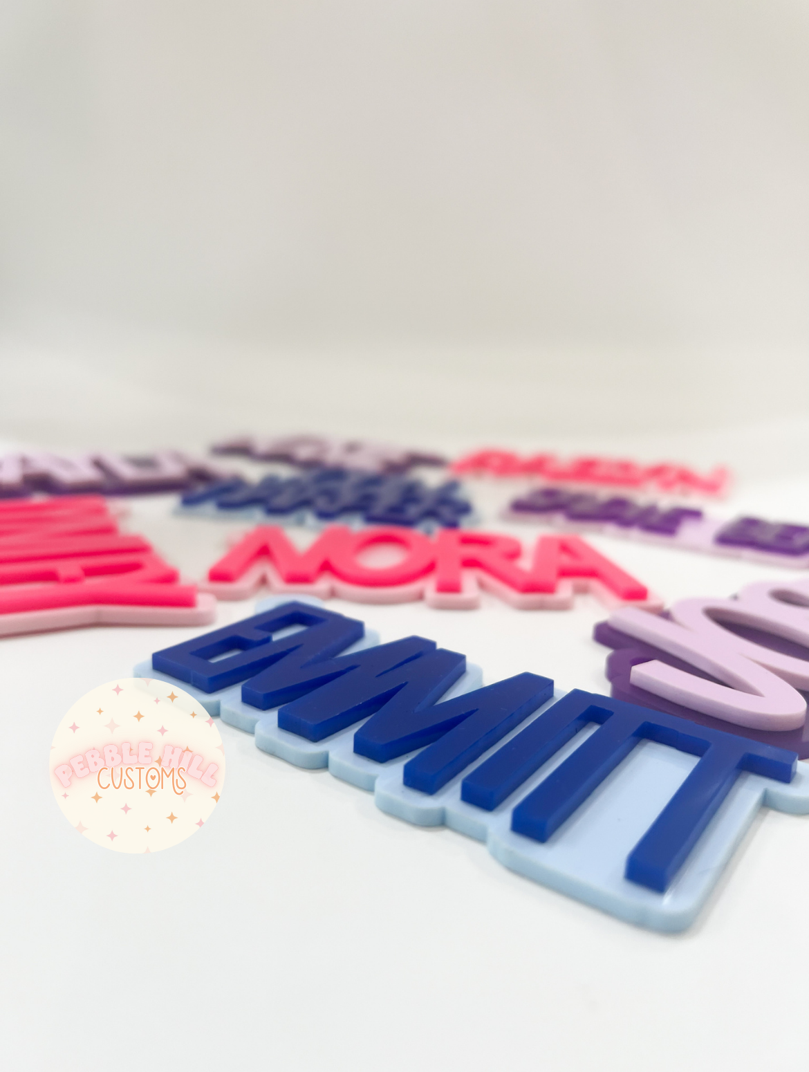 Two Tone Backpack Tags