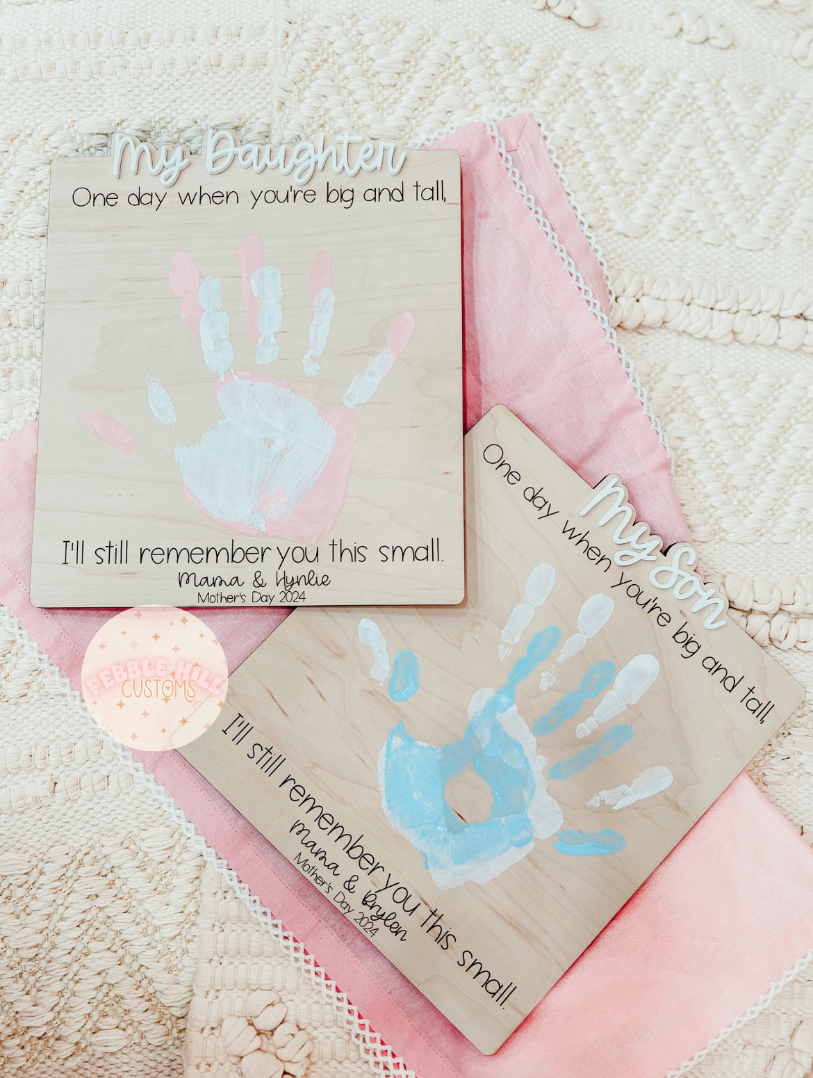 Mommy & Me Handprint Sign
