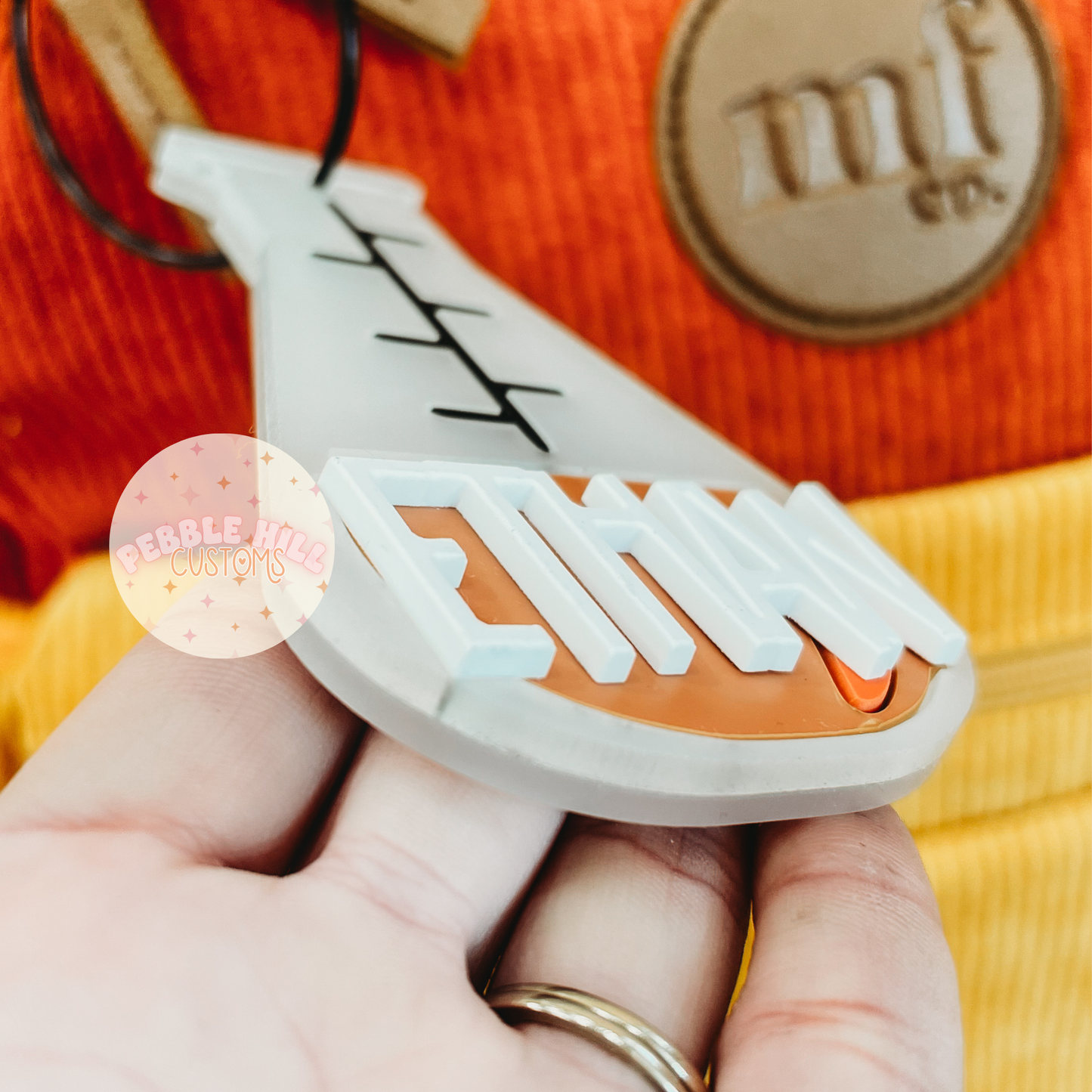 Science Beaker Backpack Tag