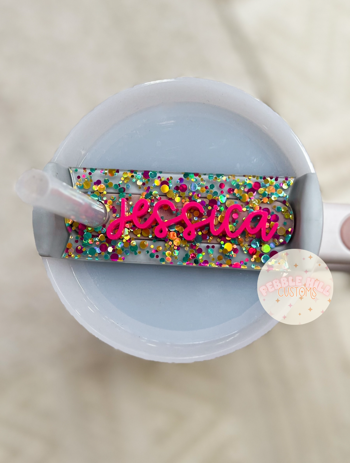 Mermaid Confetti Stanley Topper