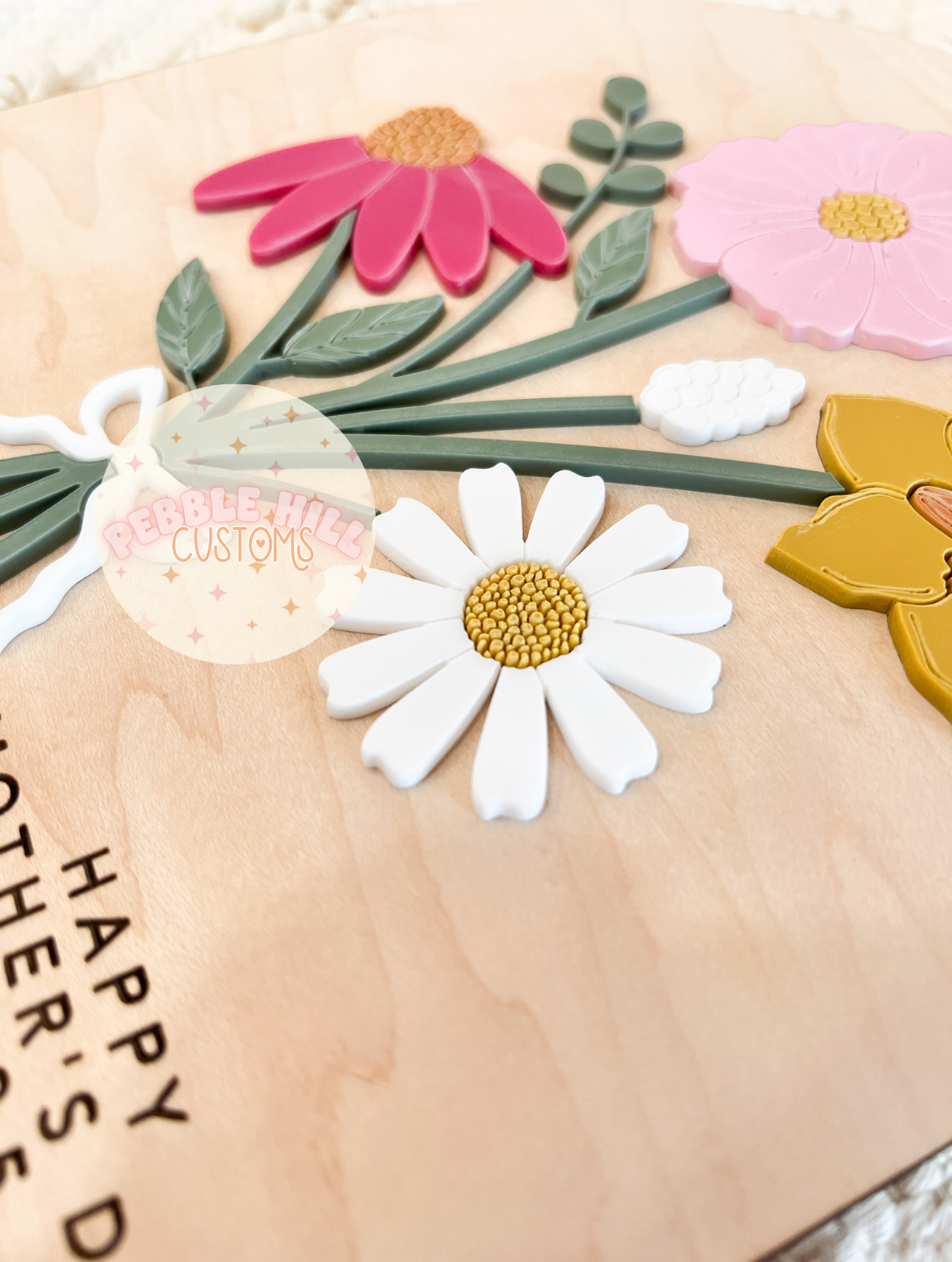 Flower Bouquet Mother's Day Sign