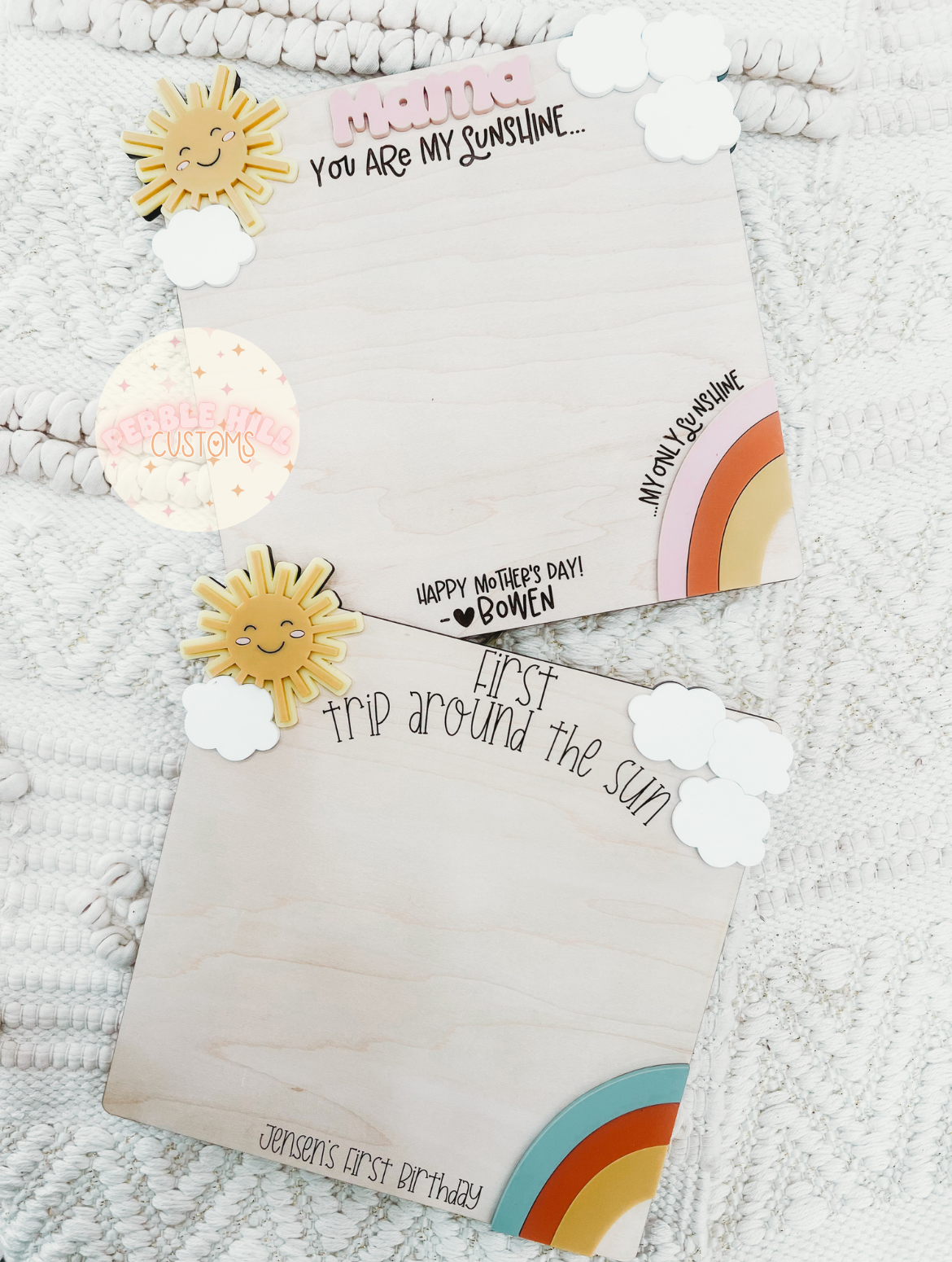 Mother's Day Sunshine Handprint Sign
