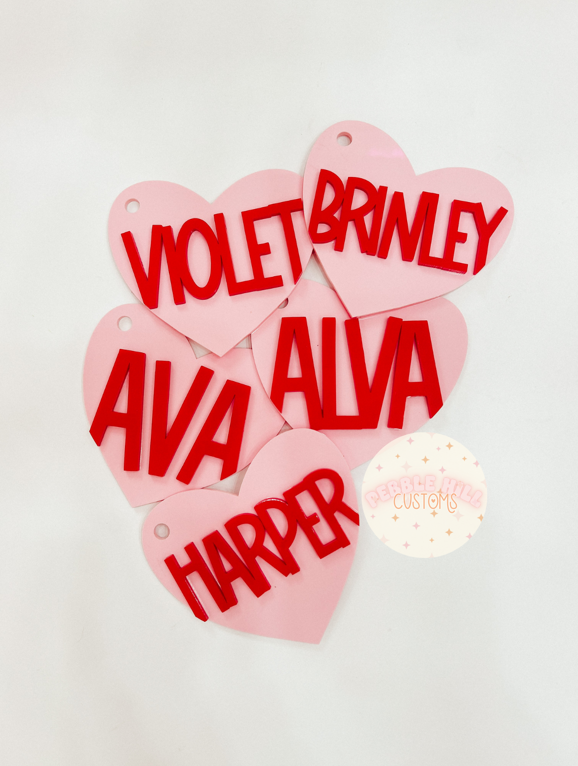 Valentine's Day Heart Tag