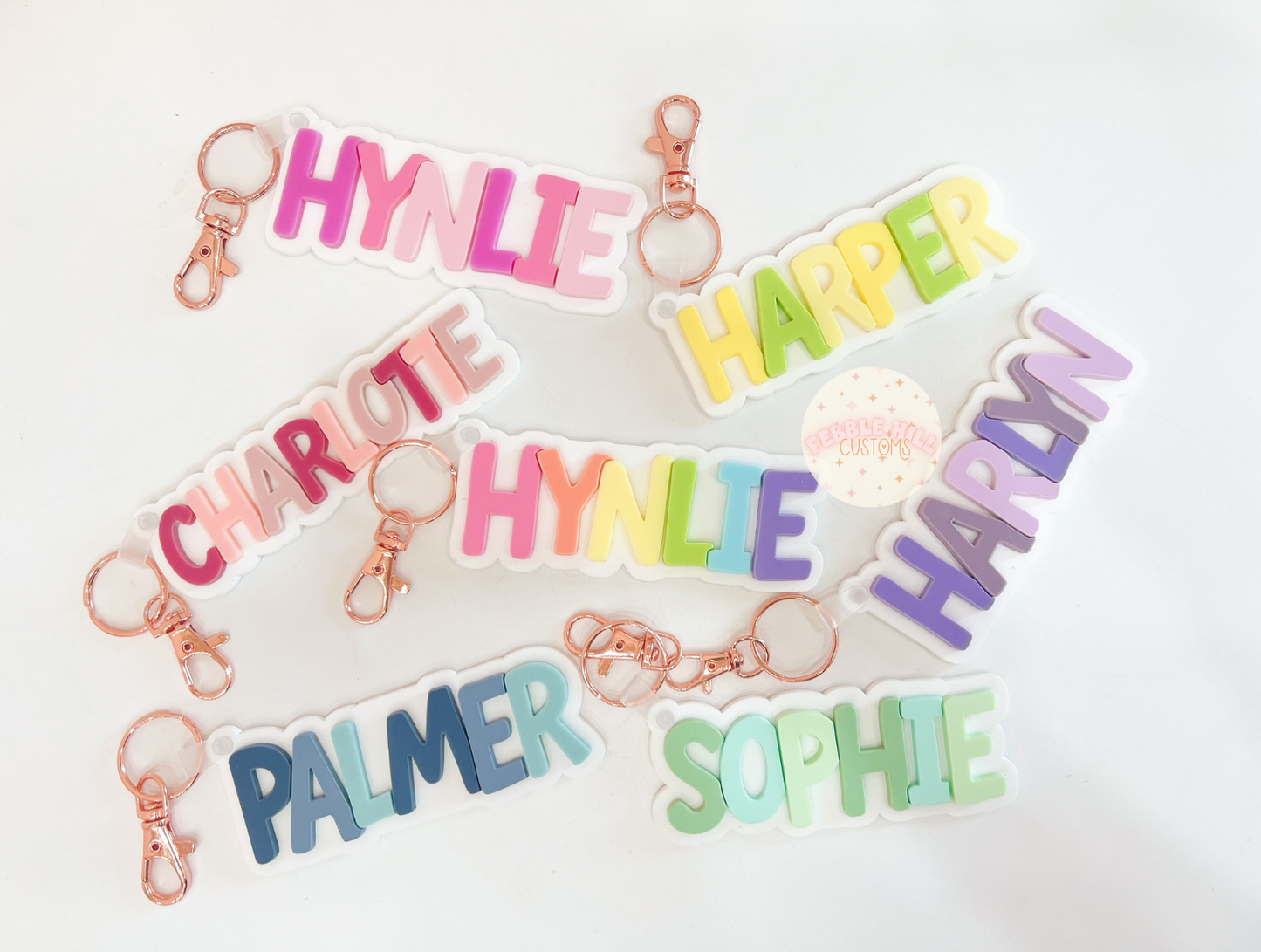 Ombre Backpack Tags