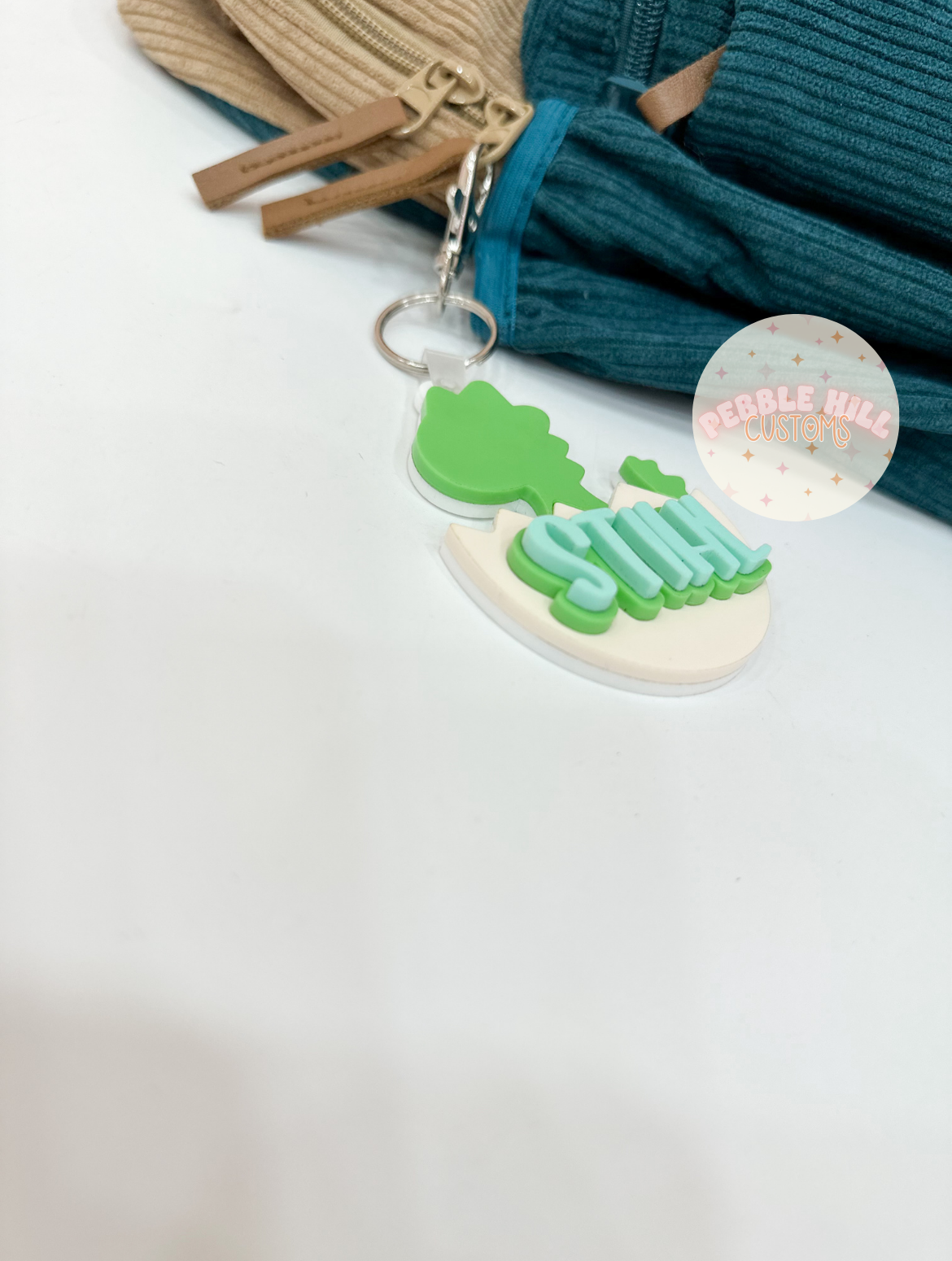 Dinosaur Backpack Tag