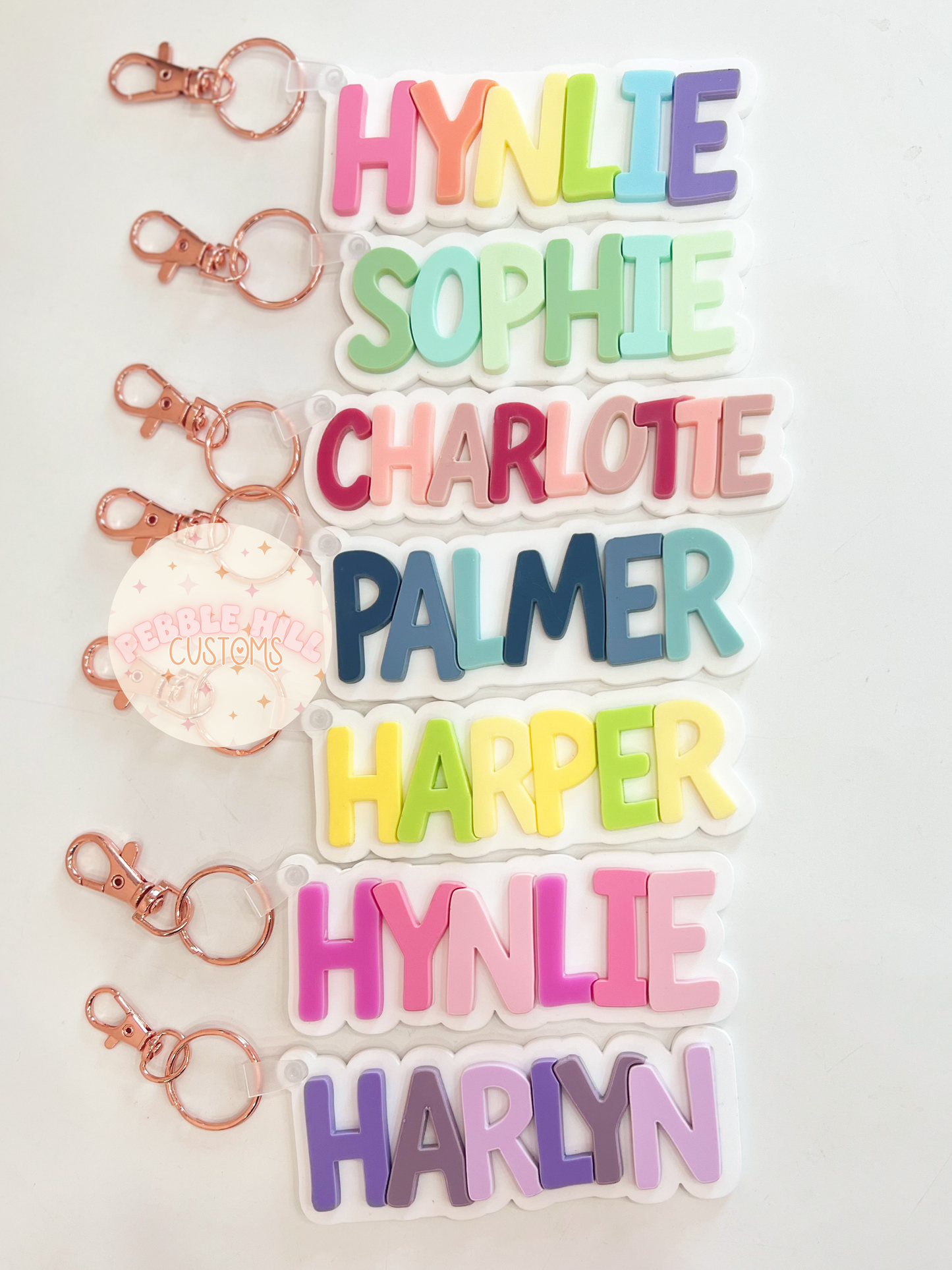 Ombre Backpack Tags