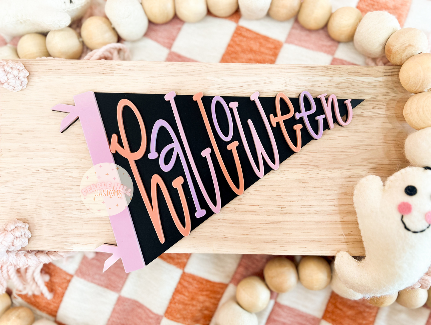 Halloween Pennant Flags