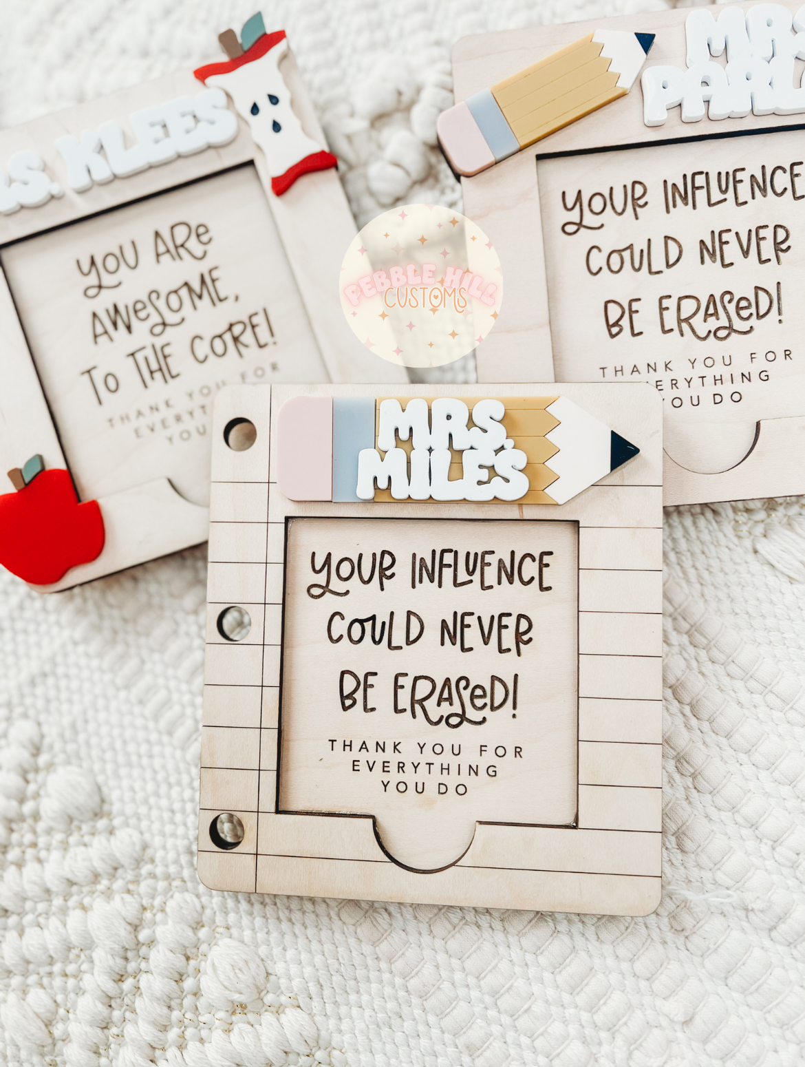 Teacher Sticky Note Holder