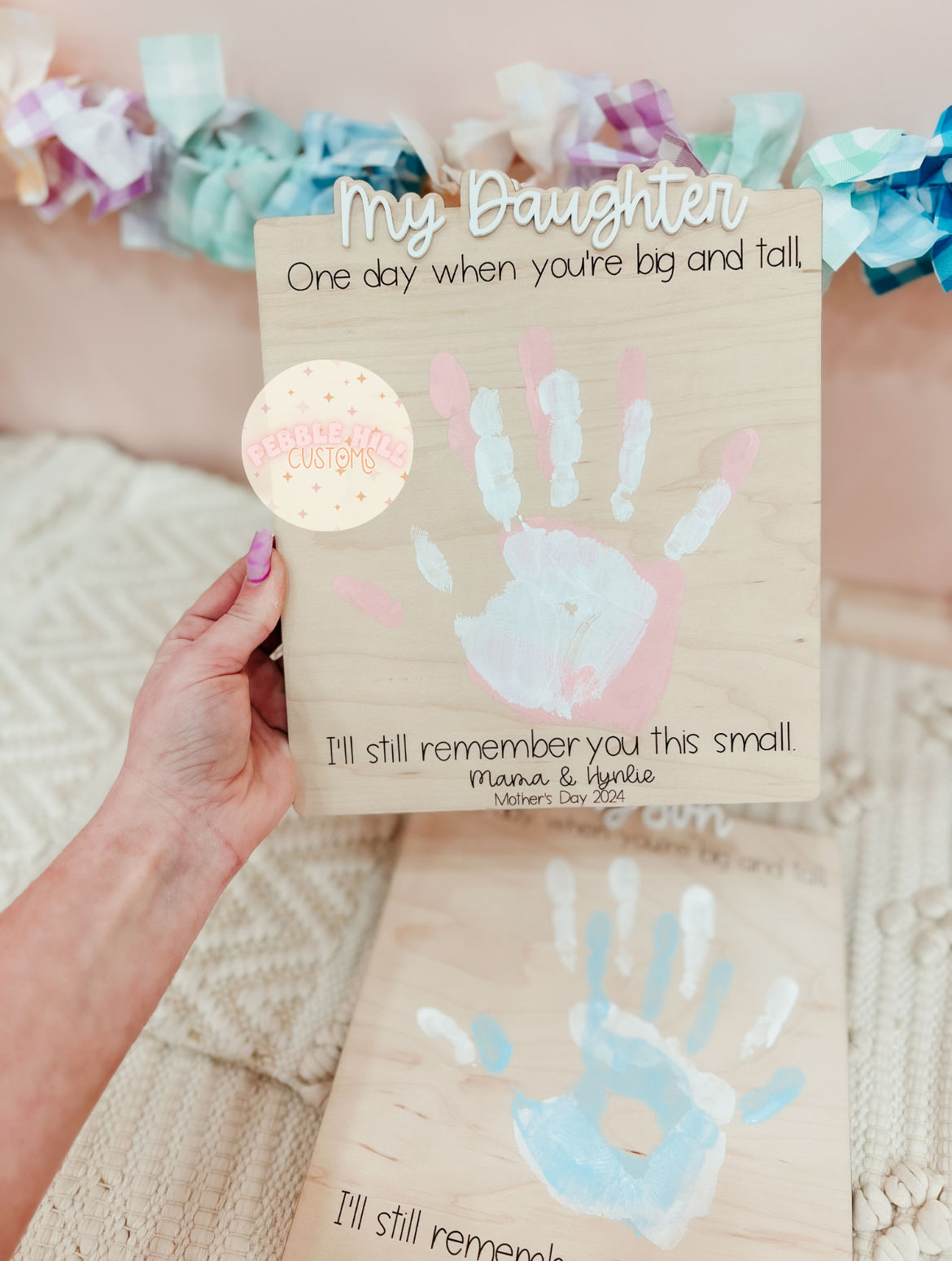 Mommy & Me Handprint Sign