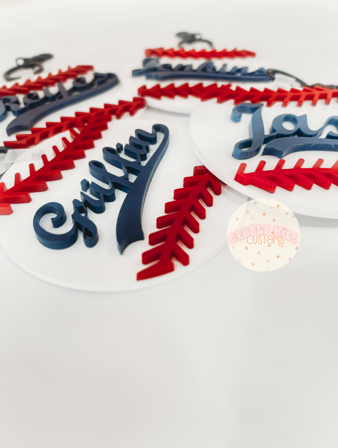 Baseball Backpack Tag