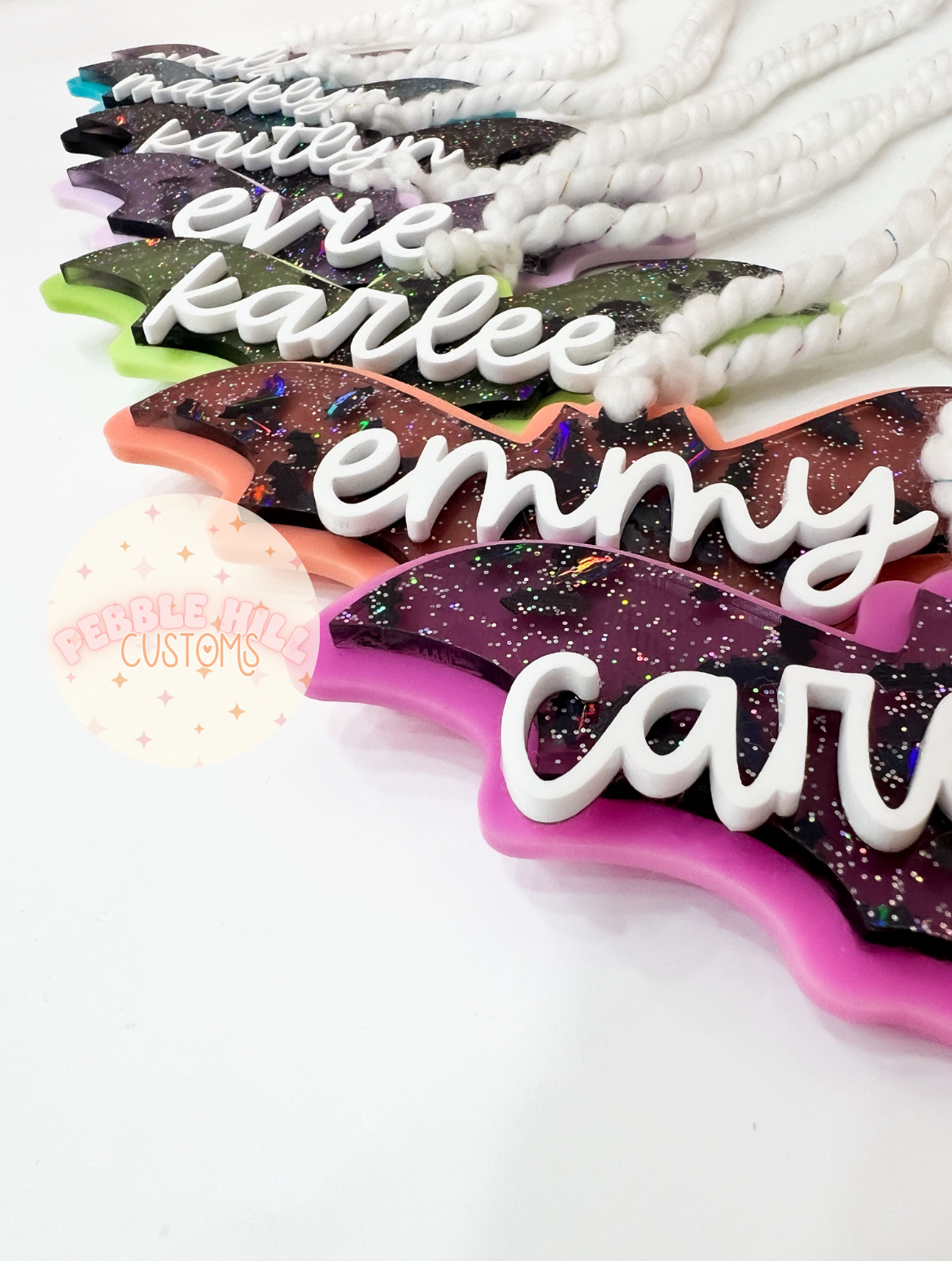 Glitter Bat Tag