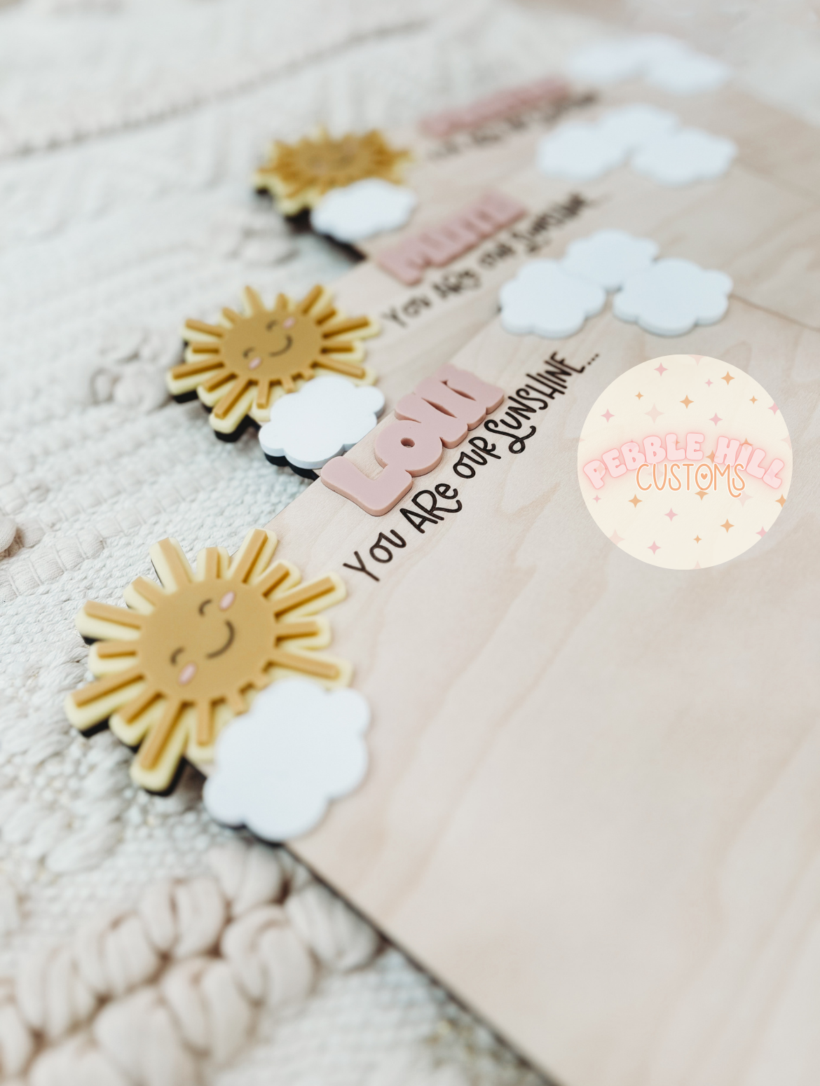 Mother's Day Sunshine Handprint Sign